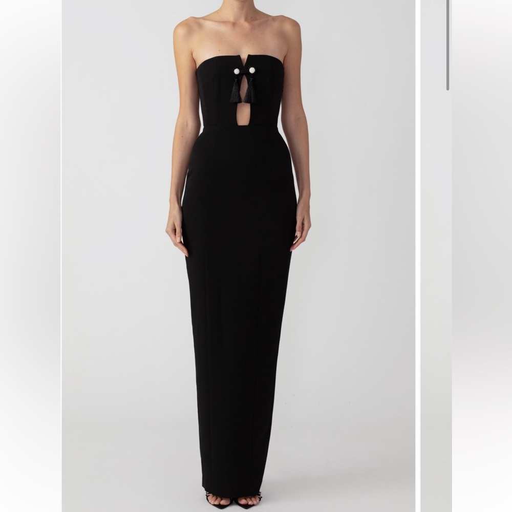 ✨NEW✨ SAU LEE Imani Gown in Black
Maxi Dress Tassel Strapless Size 6